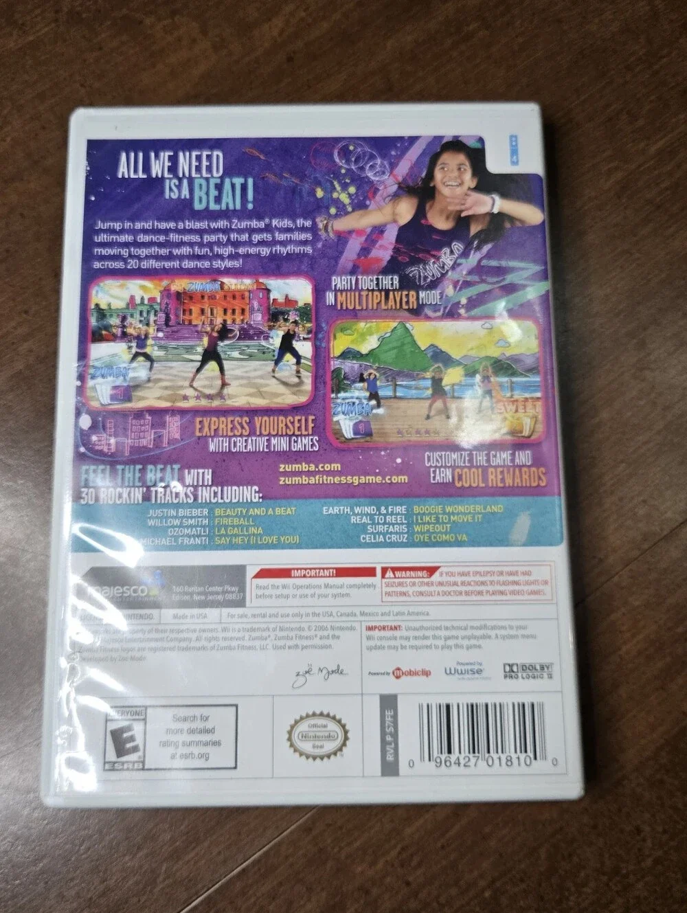 Zumba Kids Nintendo Wii 2013 Ultimate Super Dance Party Fitness Video Game Y2K